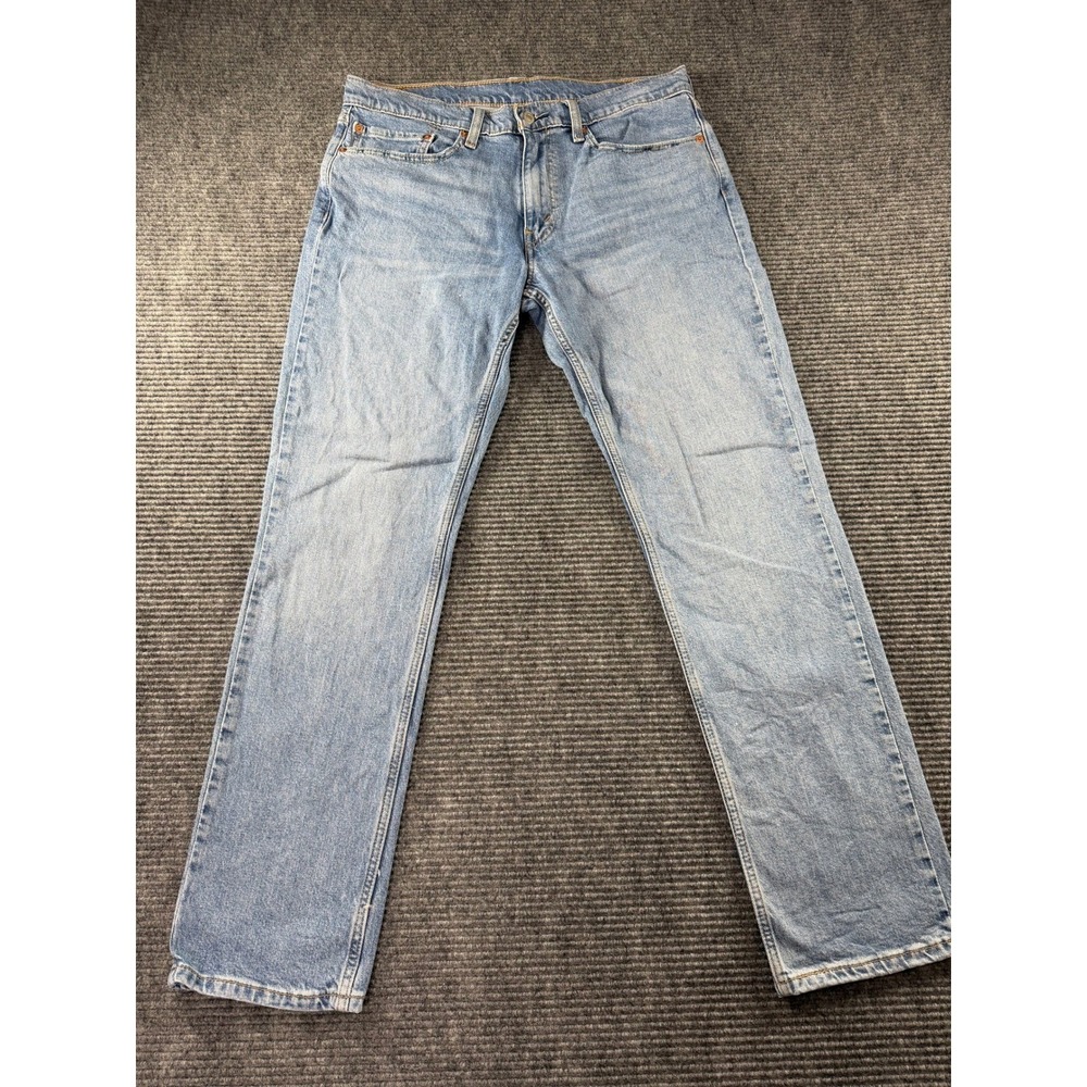 Levis 511 Slim Fit Jeans Mens 36x32 Light Wash Blue Denim Pants